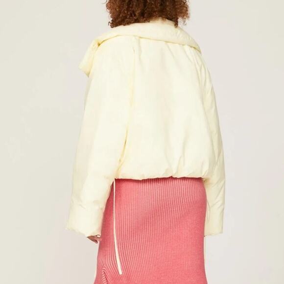 3.1 Phillip Lim Duvet Puffer Jacket Insulated Outdoor Winter Pastel Yellow M - Picture 3 of 11